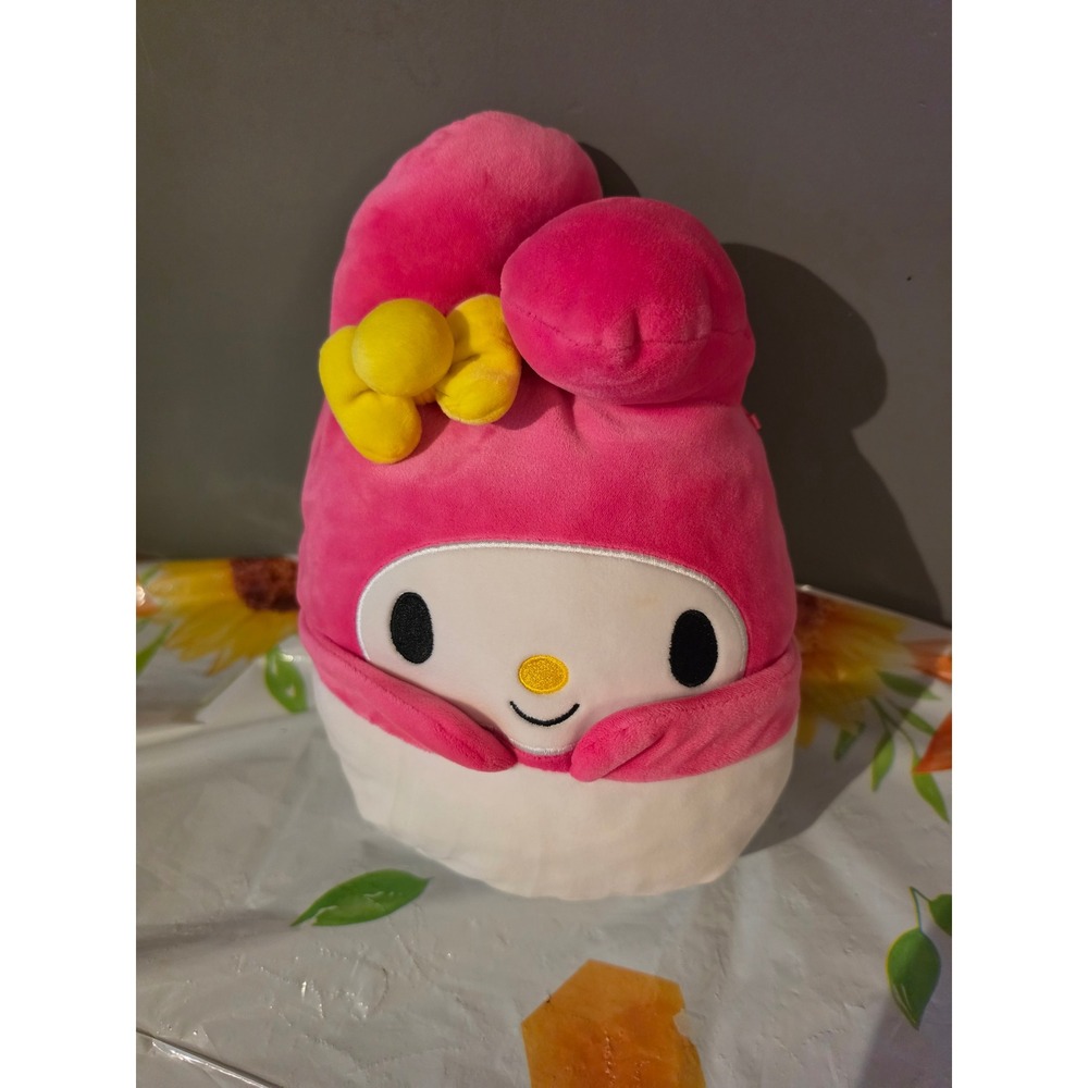Sanrio My Melody Squishmallow Pink White Plush Toy 2023 Kellytoy 12 Inch